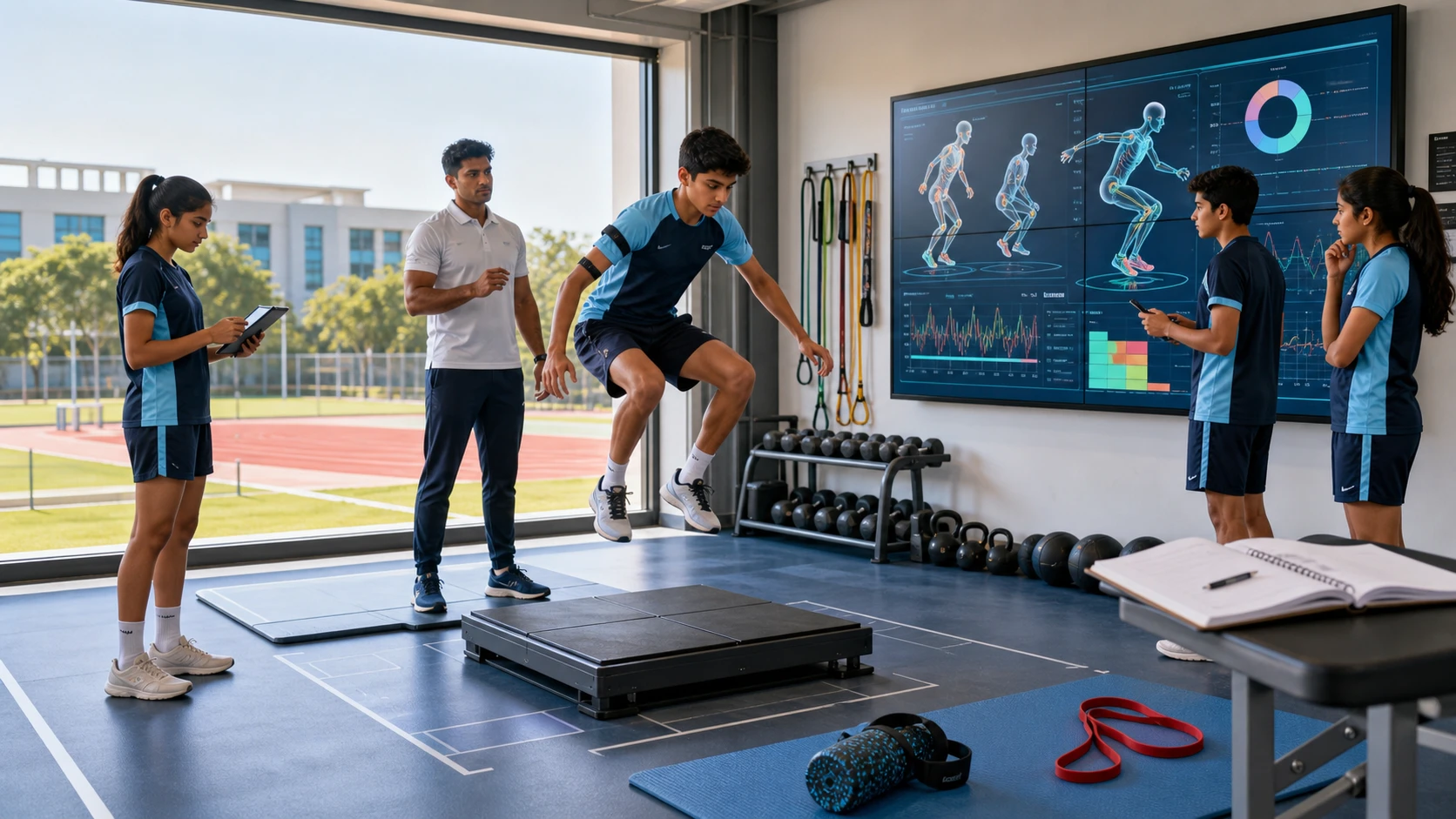 Understand movement, train intelligently and build lasting wellbeing. approved full-scene visual