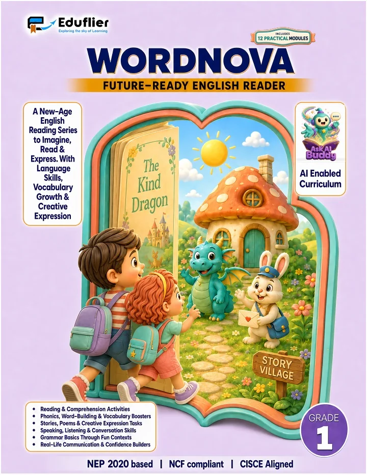 English Reader Grade 1 approved Eduflier book cover