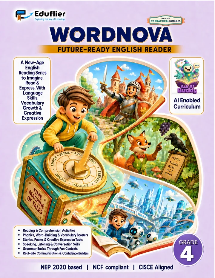 English Reader Grade 4 approved Eduflier book cover