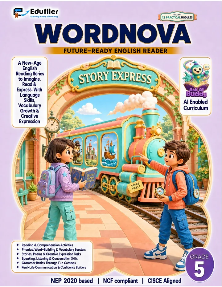 English Reader Grade 5 approved Eduflier book cover