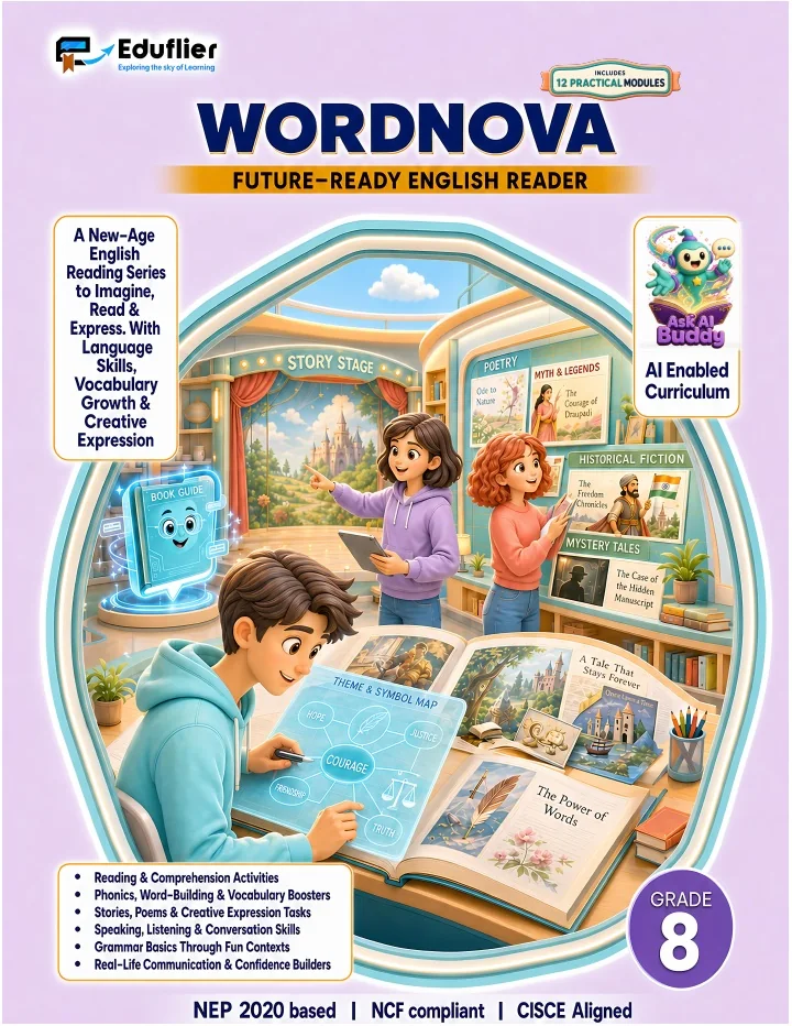 English Reader Grade 8 approved Eduflier book cover